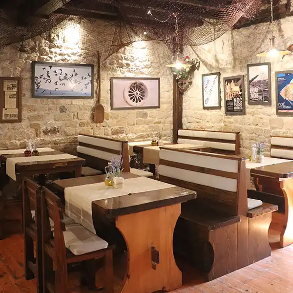 Konoba Stomorica - the most famous and oldest (1981) dalmatian tavern in the heart of the Zadar old town